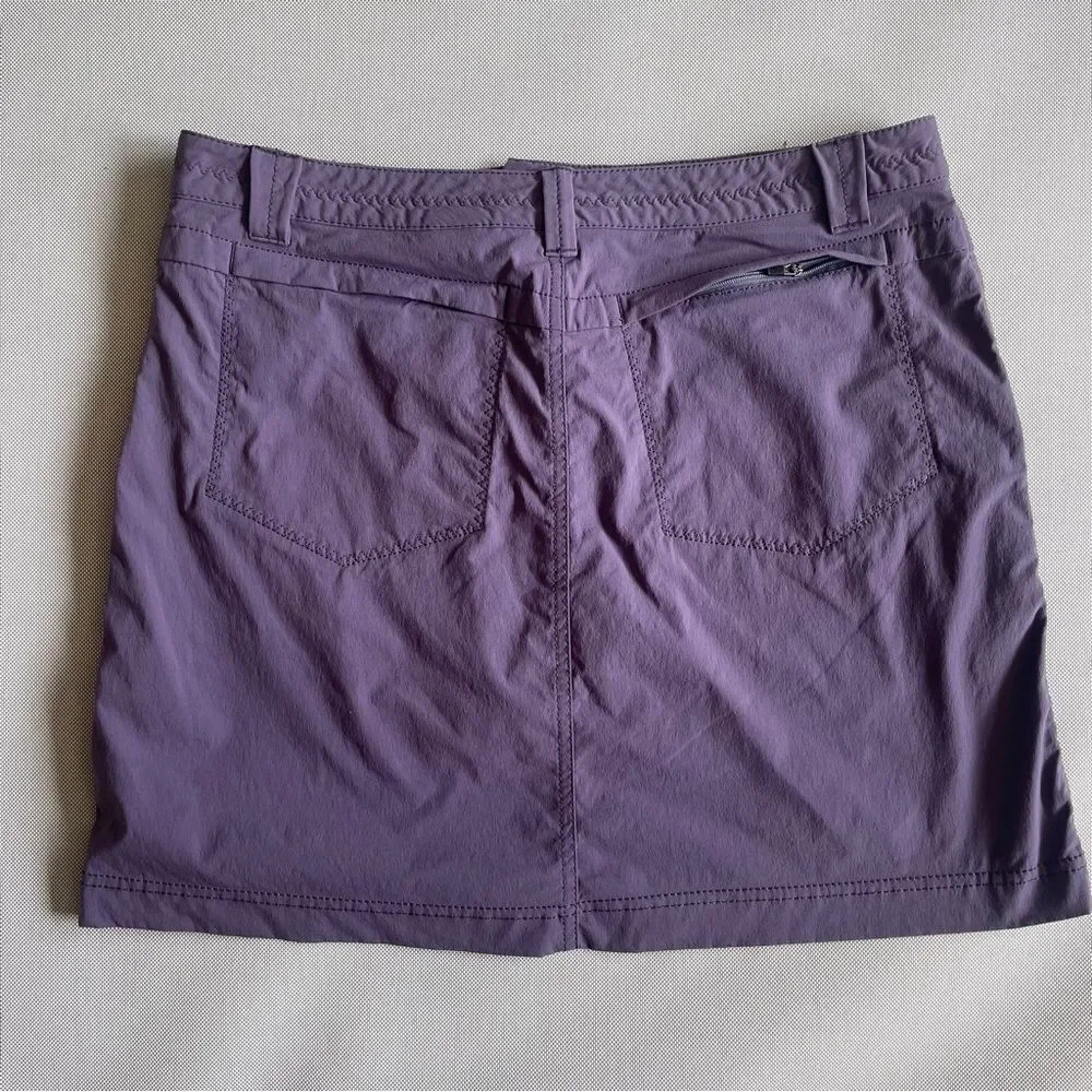 Eddie Bauer Purple Nylon Outdoor Sporty Hiking Skorts Women’s Size 6 - Picture 7 of 7